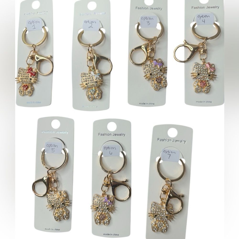 NWT Hello Kitty Heart Key Ring $10 Closet Minimum Purchase 7 Options